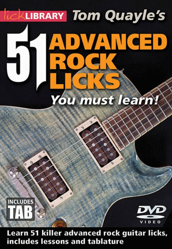 51 Advanced Rock Licks You Must Learn Book