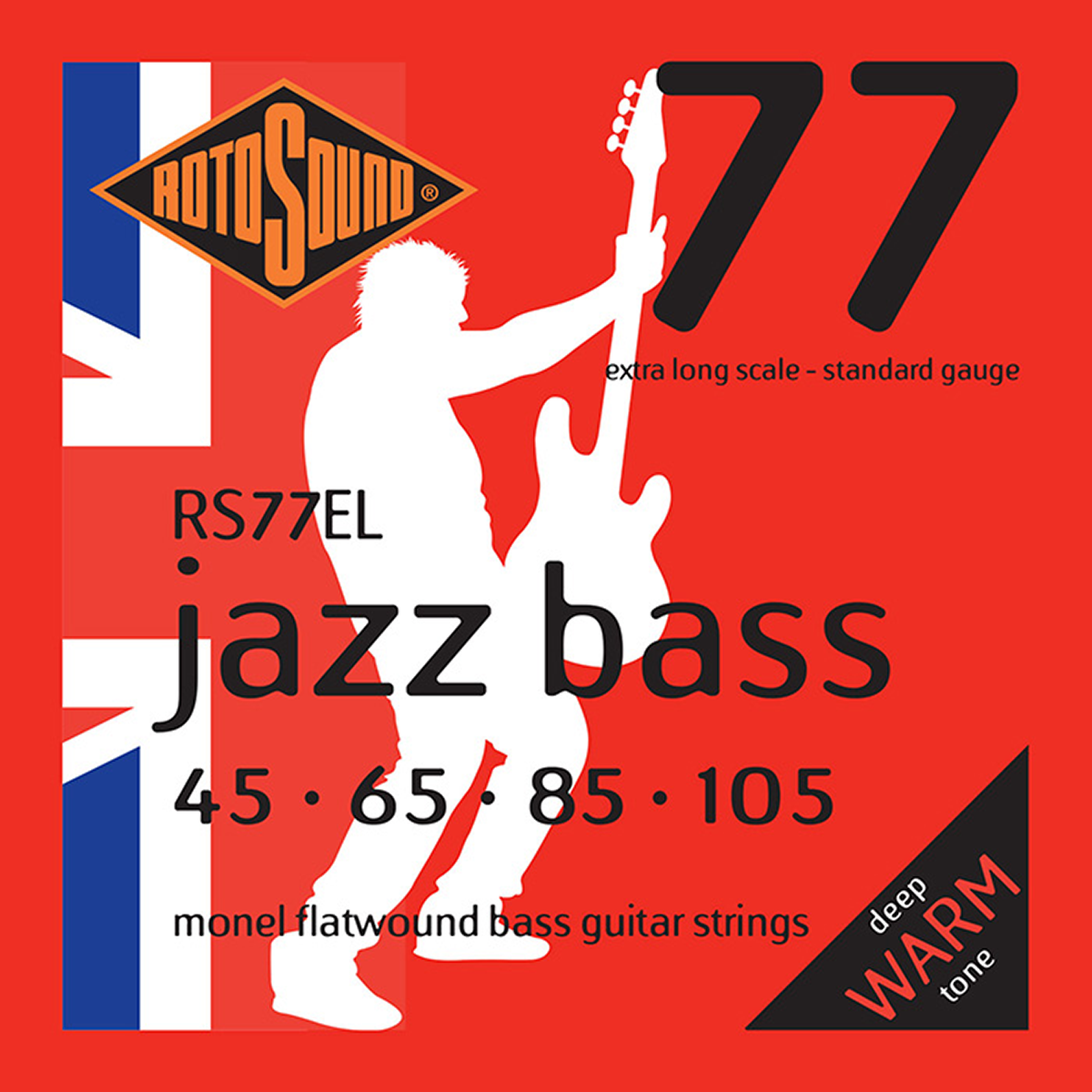 Rotosound RS77EL Jazz Bass 77 Extra Long Scale 45-105 Monel