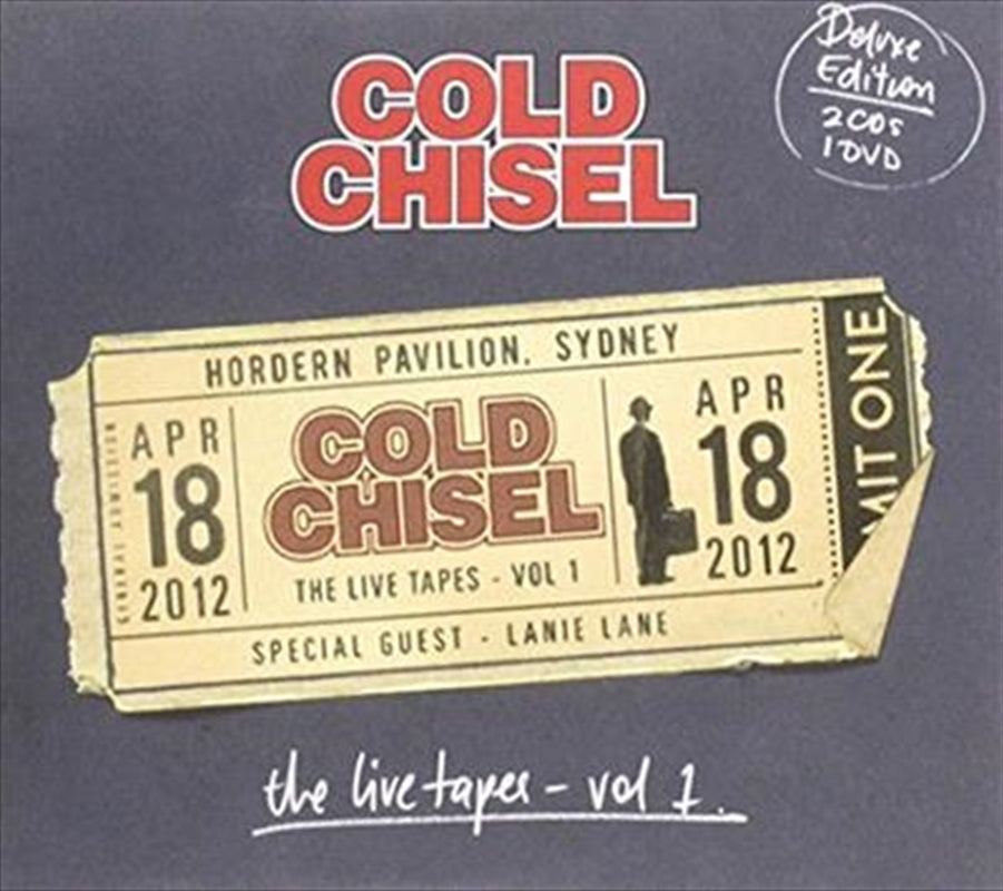 Cold Chisel - Live Tapes Vol 1- Hordern Pavilion, April 18, 2012 CD/DVD