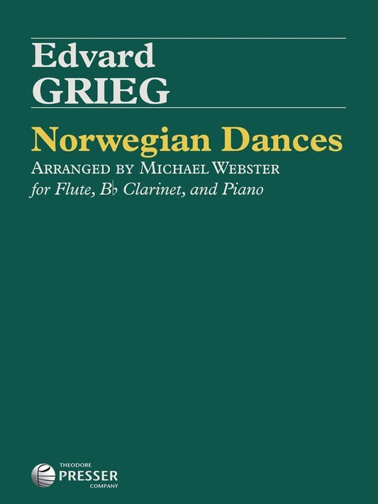 Norwegian Dances Op 35 Flute/Clarinet/Piano