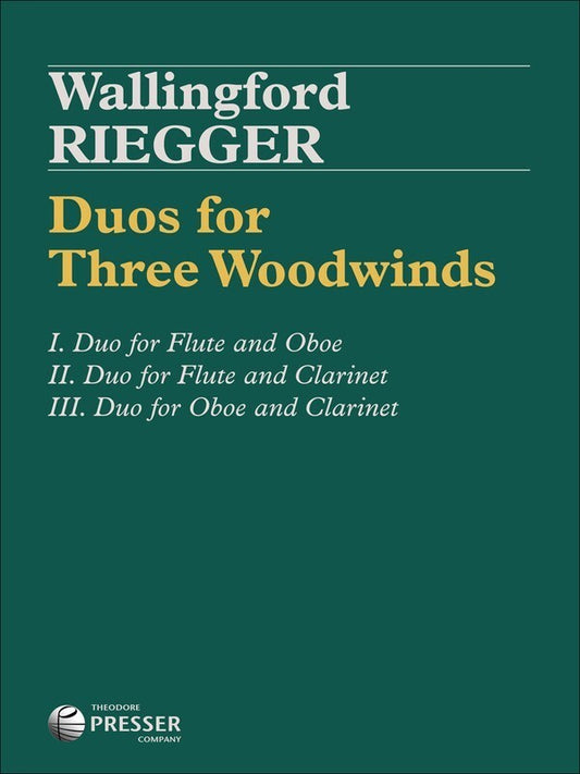 Riegger - Duos For 3 Woodwinds