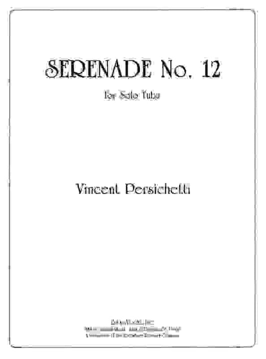 Persichetti - Serenade No 12 Tuba Solo