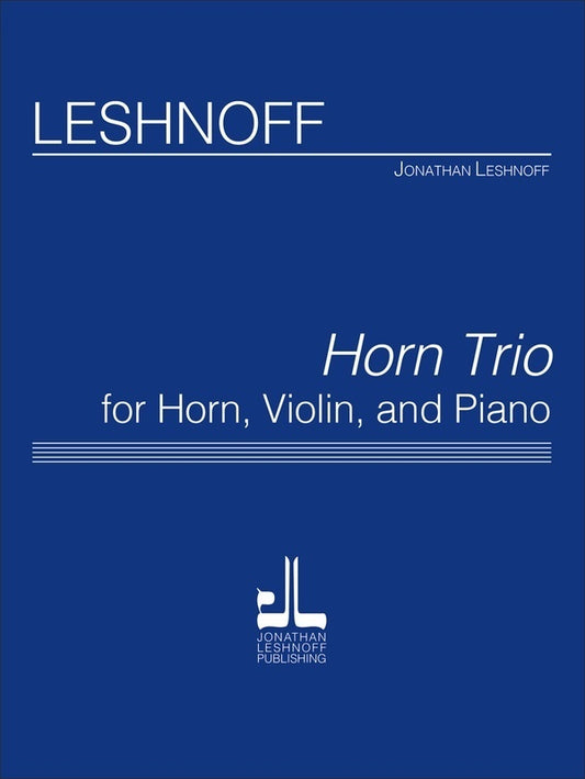 Leshnoff - Horn Trio For Horn/Violin/Piano