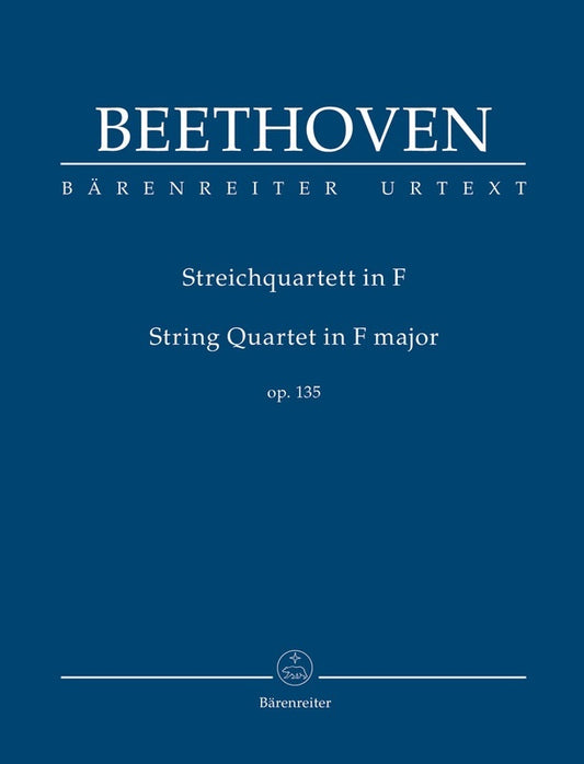 Beethoven - String Quartet F Major Op 135 Study Score