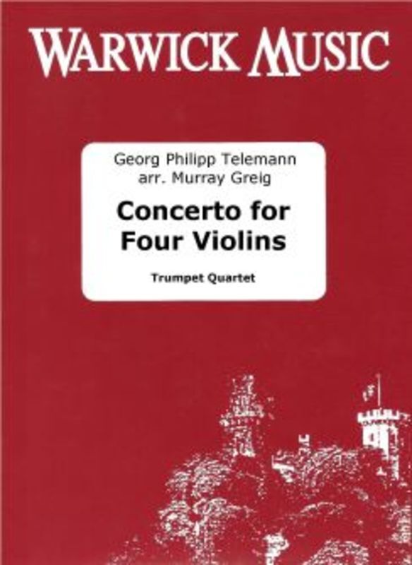 Telemann - Concerto For 4 Violins For Trumpet Quartet