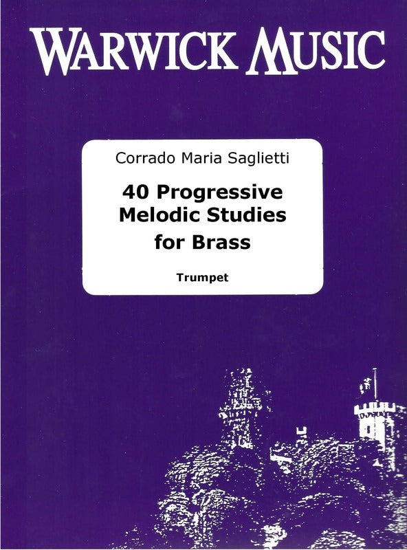 Saglietti - 40 Progressive Melodic Studies For Brass Trumpet