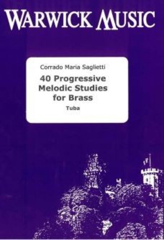 Saglietti - 40 Progressive Melodic Studies For Tuba