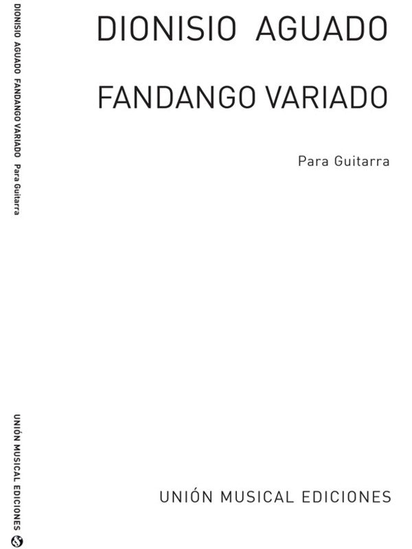 Aguado Fandango Variado Guitar Sheet Music