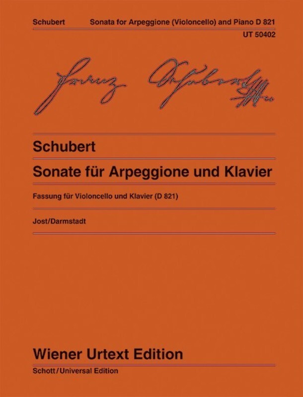 Schubert - Arpeggione Sonata D 821 Cello/Piano