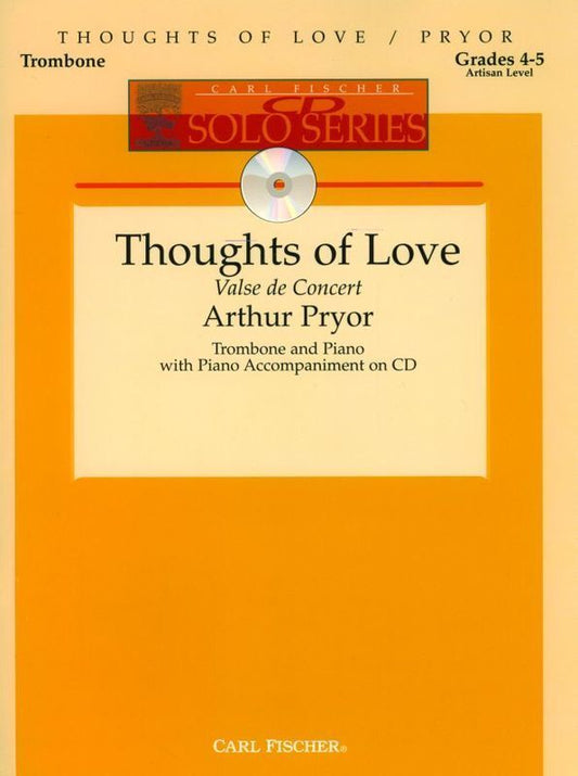 Pryor - Thoughts Of Love Trombone/Piano Bk/Cd