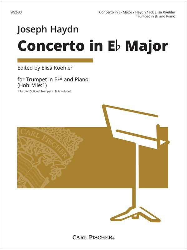 Haydn - Concerto E Flat Major Trumpet/Piano Book