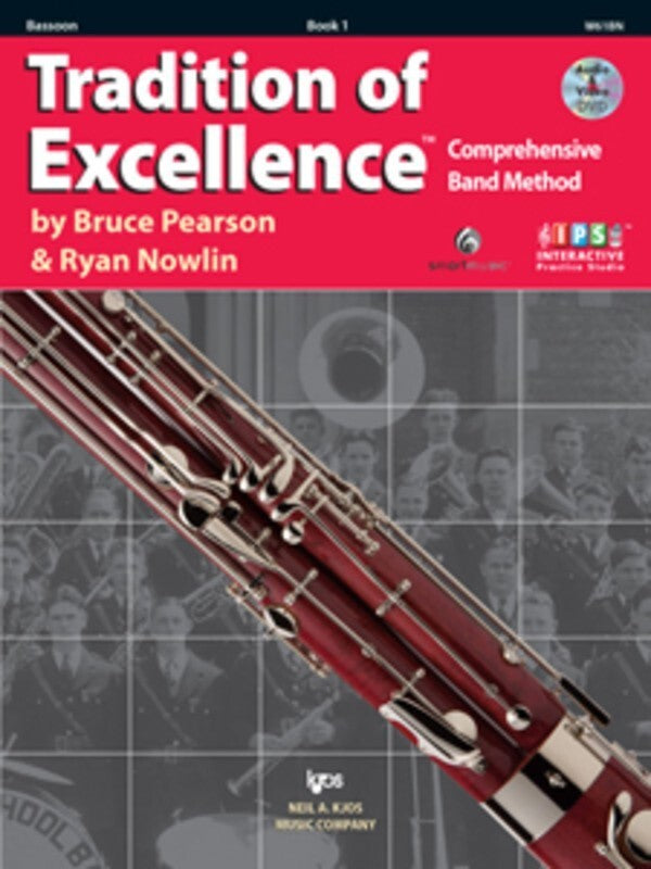 Tradition Of Excellence Bk 1 Bassoon Bk/Dvd