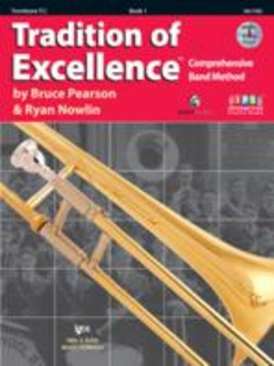 Tradition Of Excellence Bk 1 Trombone Tc Bk/Dvd