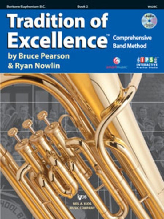 Tradition Of Excellence Bk 2 Baritone Bc Bk/Dvd