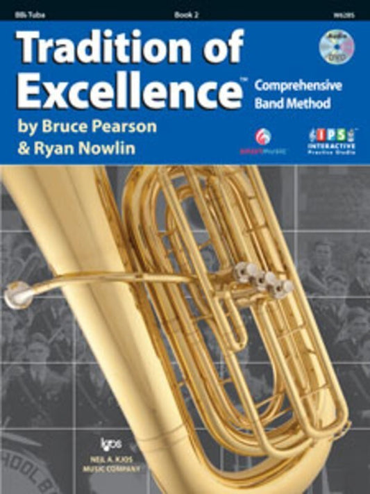 Tradition Of Excellence Bk 2 Tuba Bb Flat Bk/Dvd