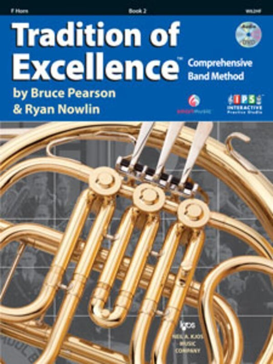 Tradition Of Excellence Bk 2 F Horn Bk/Dvd