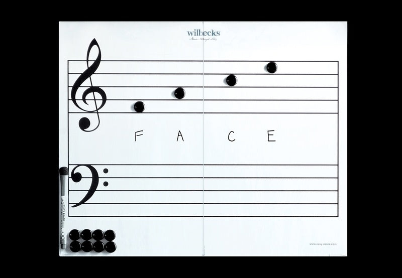 Wilbeck's Large Magnetic Stave Whiteboard