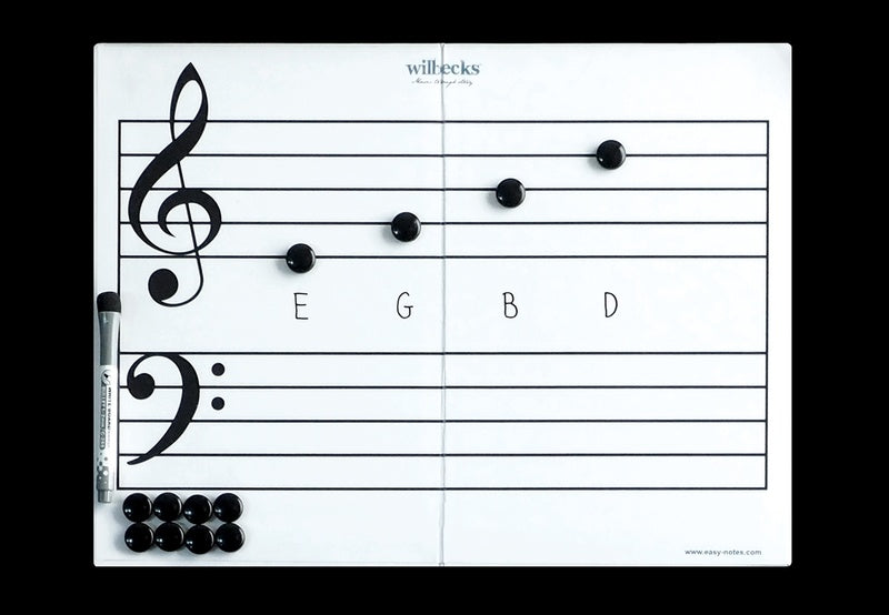 Wilbecks Small Magnetic Stave Whiteboard