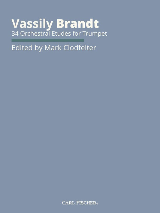 Brandt - 34 Orchestral Etudes For Trumpet