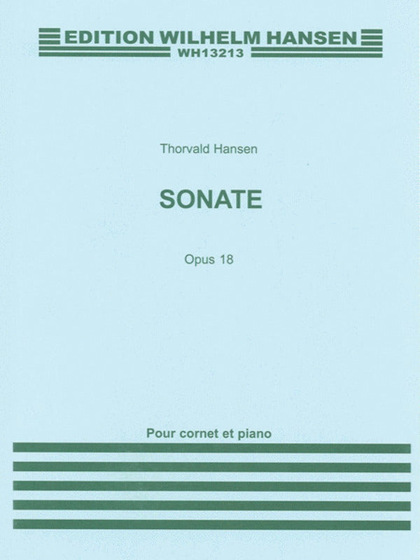 Hansen - Sonata Op 18 For Cornet/Piano