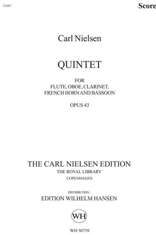 Nielsen - Wind Quintet Op 43 Score