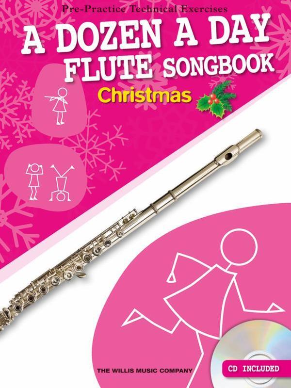 A Dozen A Day Flute Songbook Christmas Bk/Cd