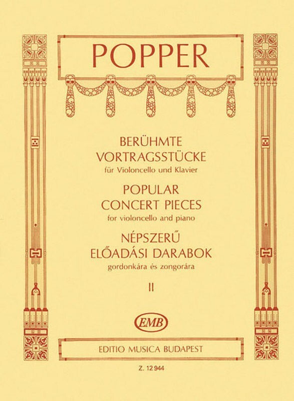 Popper - Popular Concert Pieces Bk 2 Cello/Piano