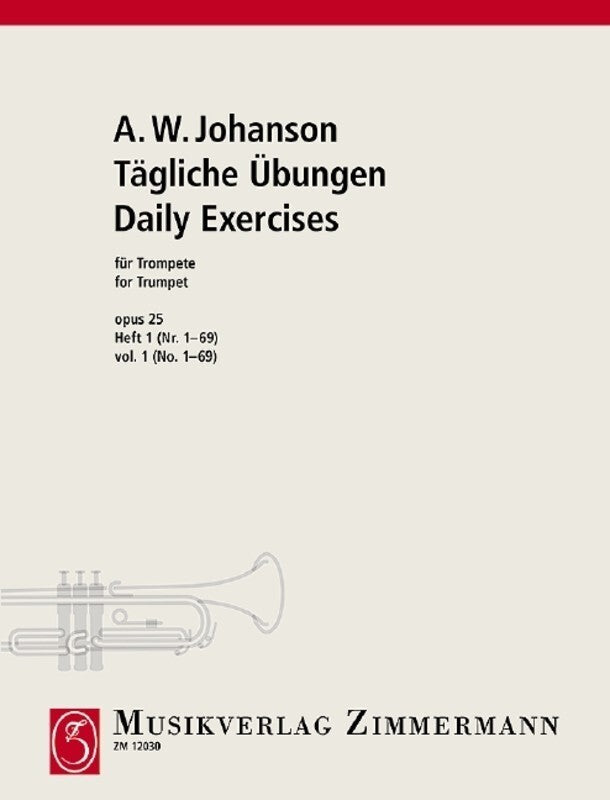 Johanson - Daily Studies Op 25 Bk 1 Trumpet