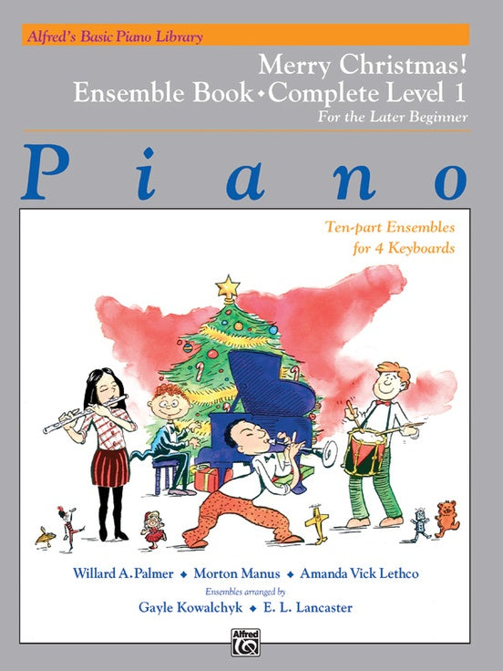 Alfred's Basic Piano Library - Merry Christmas Ensemble Book Complete Level 1 (1A/1B)