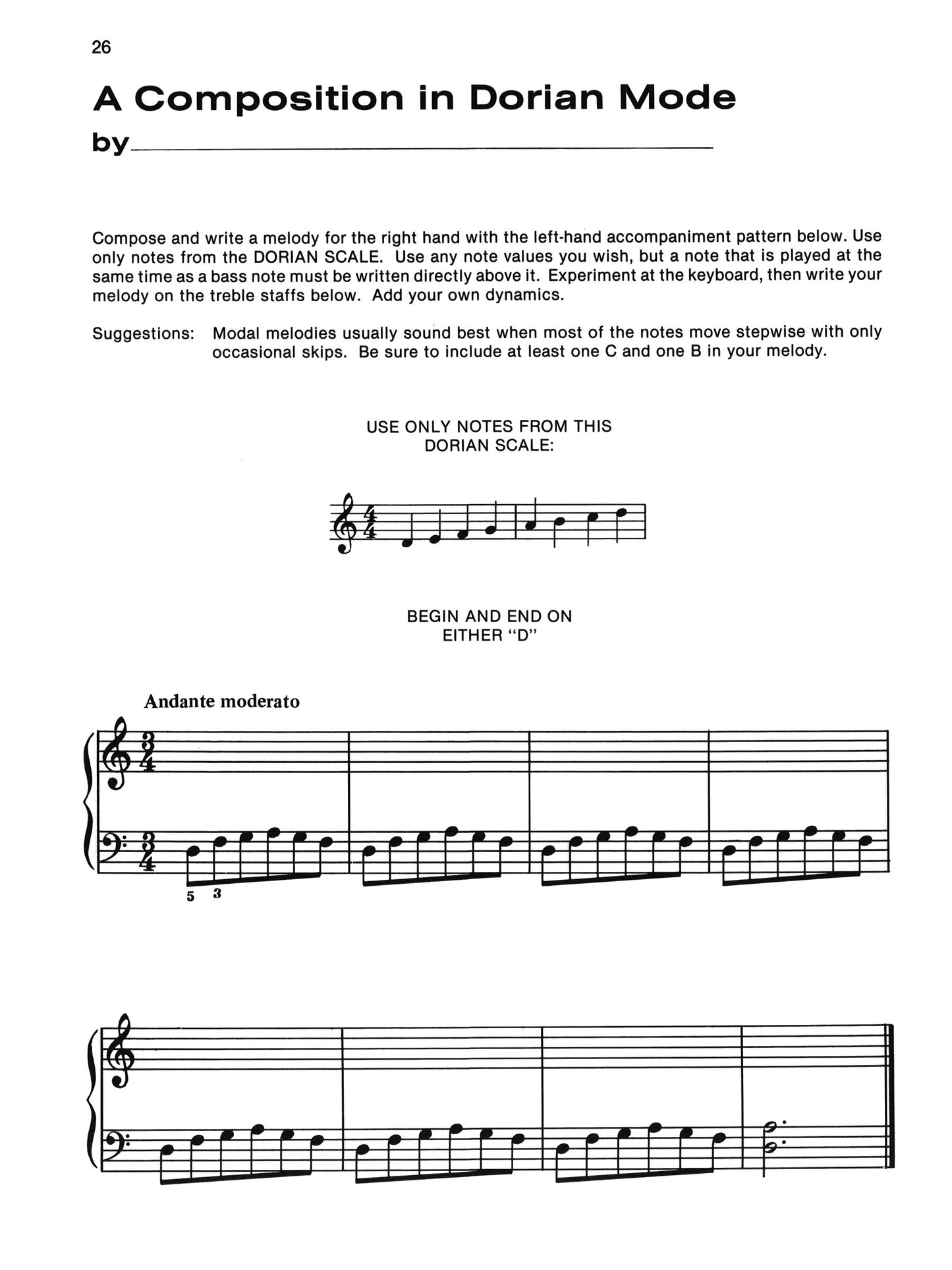 Alfred's Basic Piano Library - Fun With Modes Book