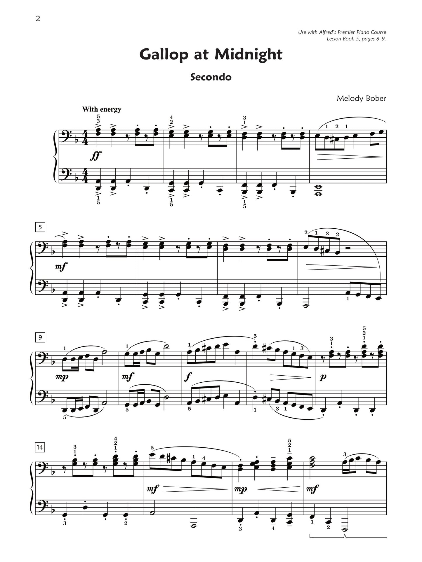 Alfred's Premier Piano Course - Duet Book 5