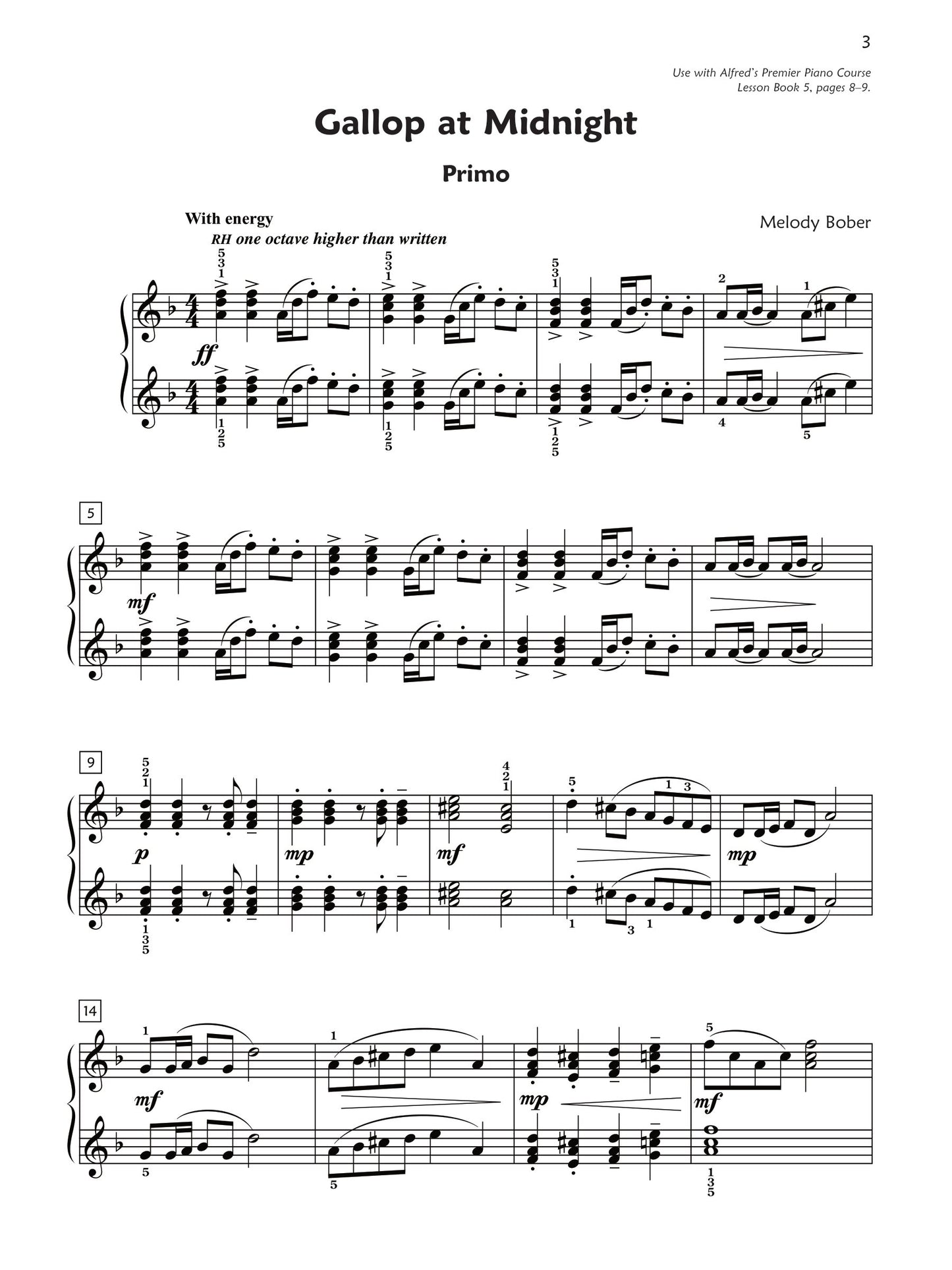 Alfred's Premier Piano Course - Duet Book 5