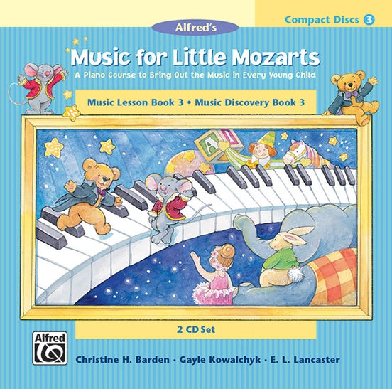 Alfred's Music For Little Mozarts - Lesson/Discovery 2 x Cd Set (Book 3)