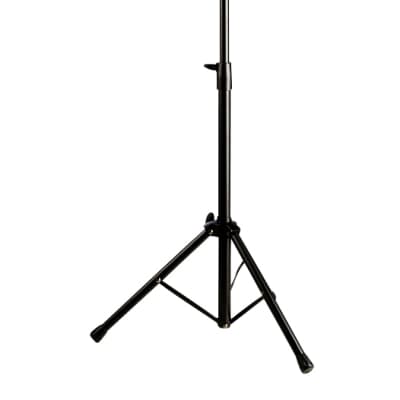 Manhasset Voyager Concertino Short Shaft Stand with ABS Desk in Black - Box of 6 Stands