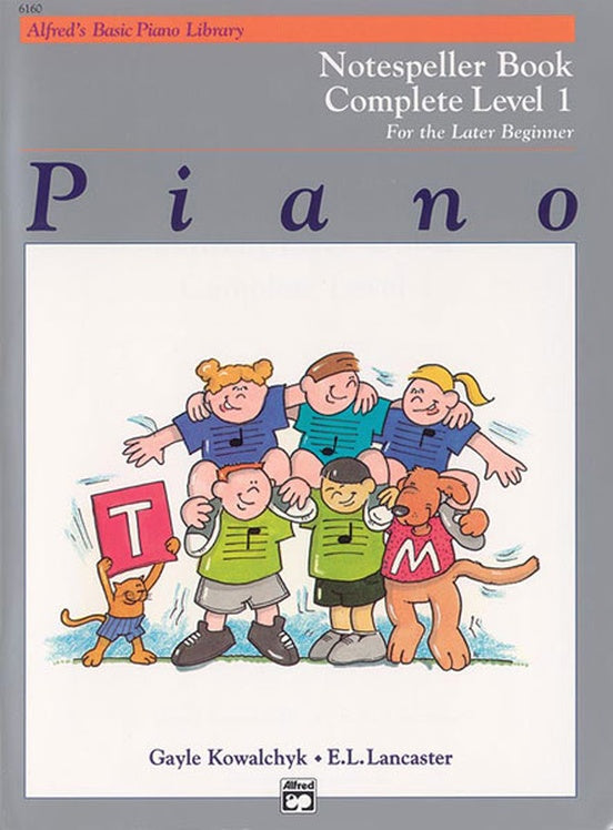 Alfred's Basic Piano Library - Notespeller Book Complete Level 1 (1A/1B)