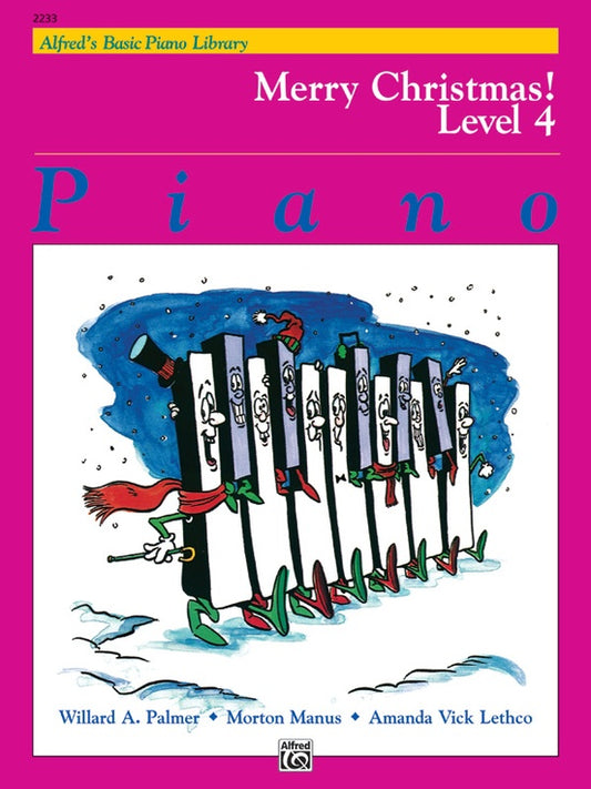 Alfred's Basic Piano Library - Merry Christmas Book Level 4