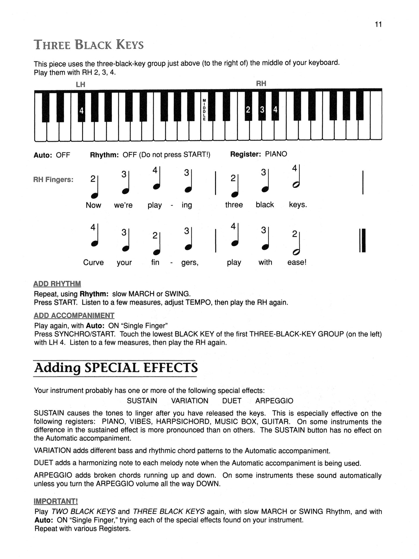 Alfred's Basic Chord Approach - Electronic Keyboards Lesson Level 1 Book