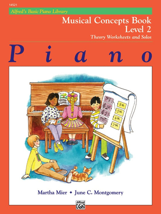 Alfred's Basic Piano Library - Musical Concepts Level 2 Book