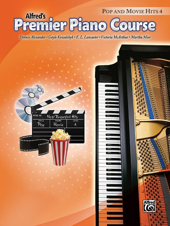 Alfred's Premier Piano Course - Pop And Movie Hits Book 10