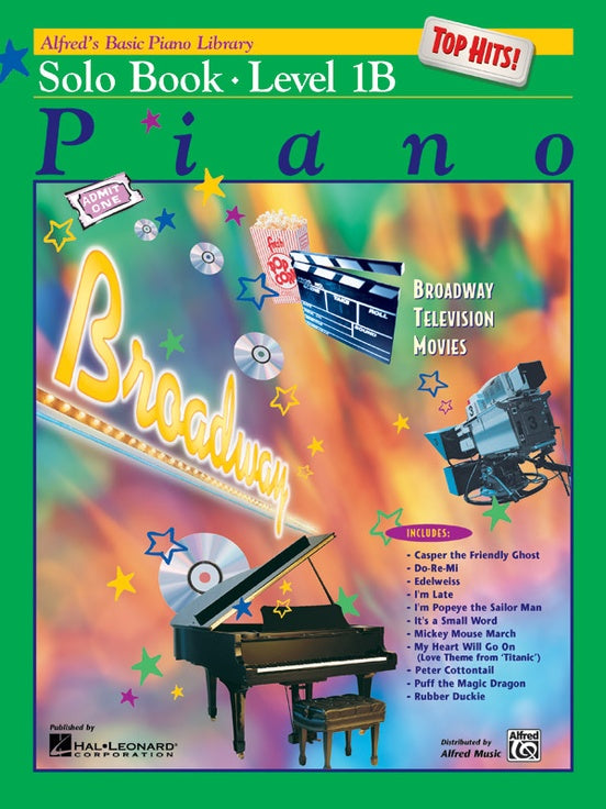 Alfred's Basic Piano Library - Top Hits Solo Book Level 1B