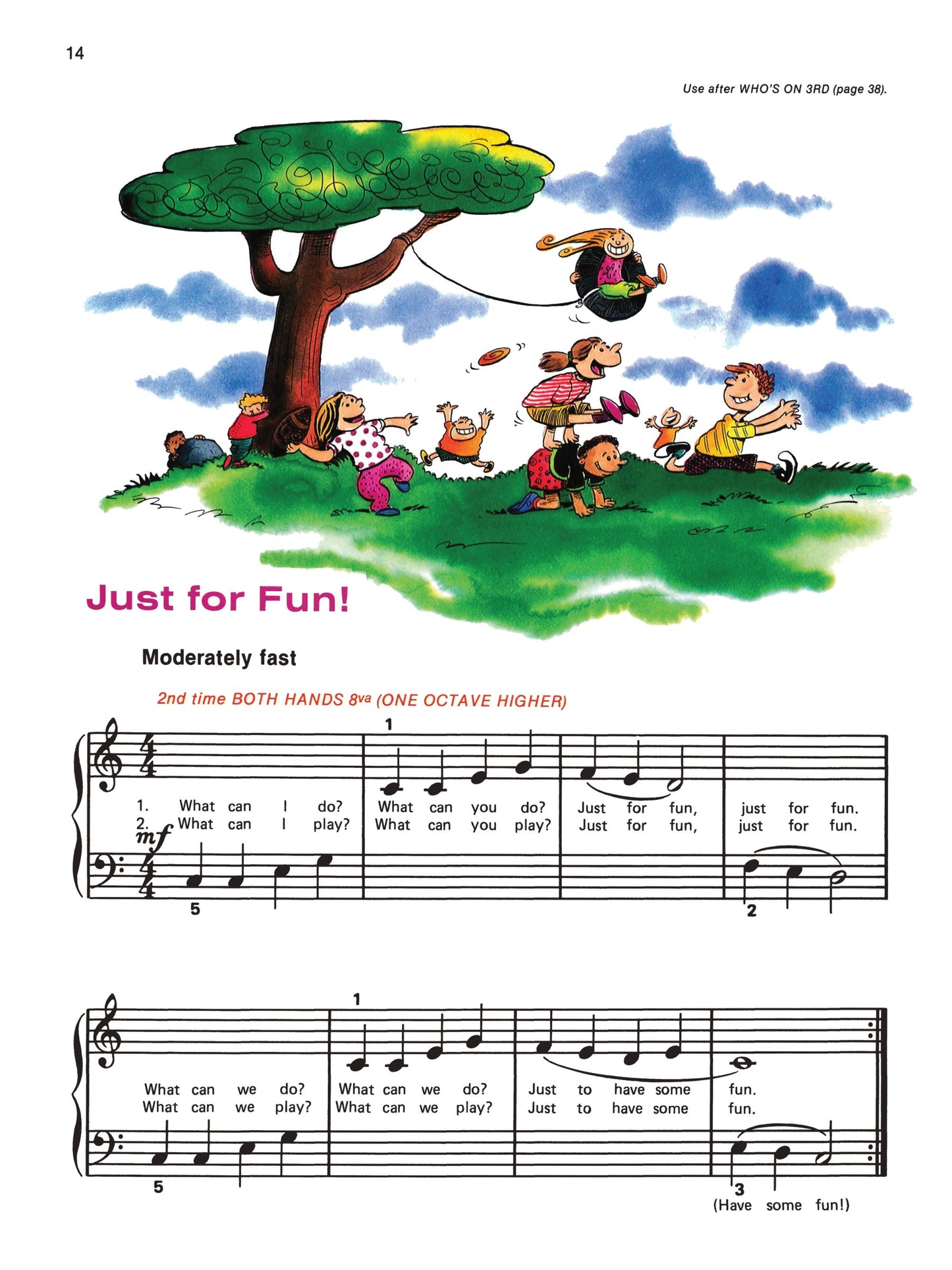 Alfred's Basic Piano Library - Fun Book Level 1A