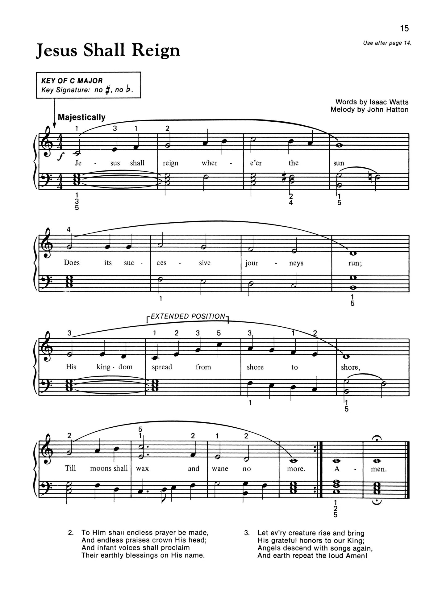 Alfred's Basic Piano Library - Hymn Book Level 3