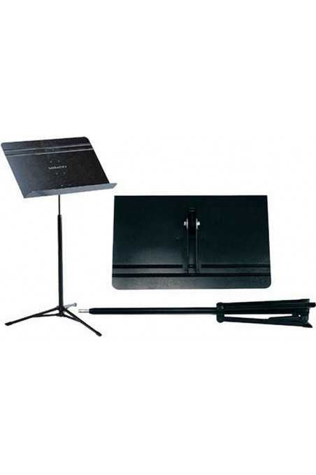 Manhasset Voyager Concertino Short Shaft Collapsible Music Stand with ABS Desk - Black