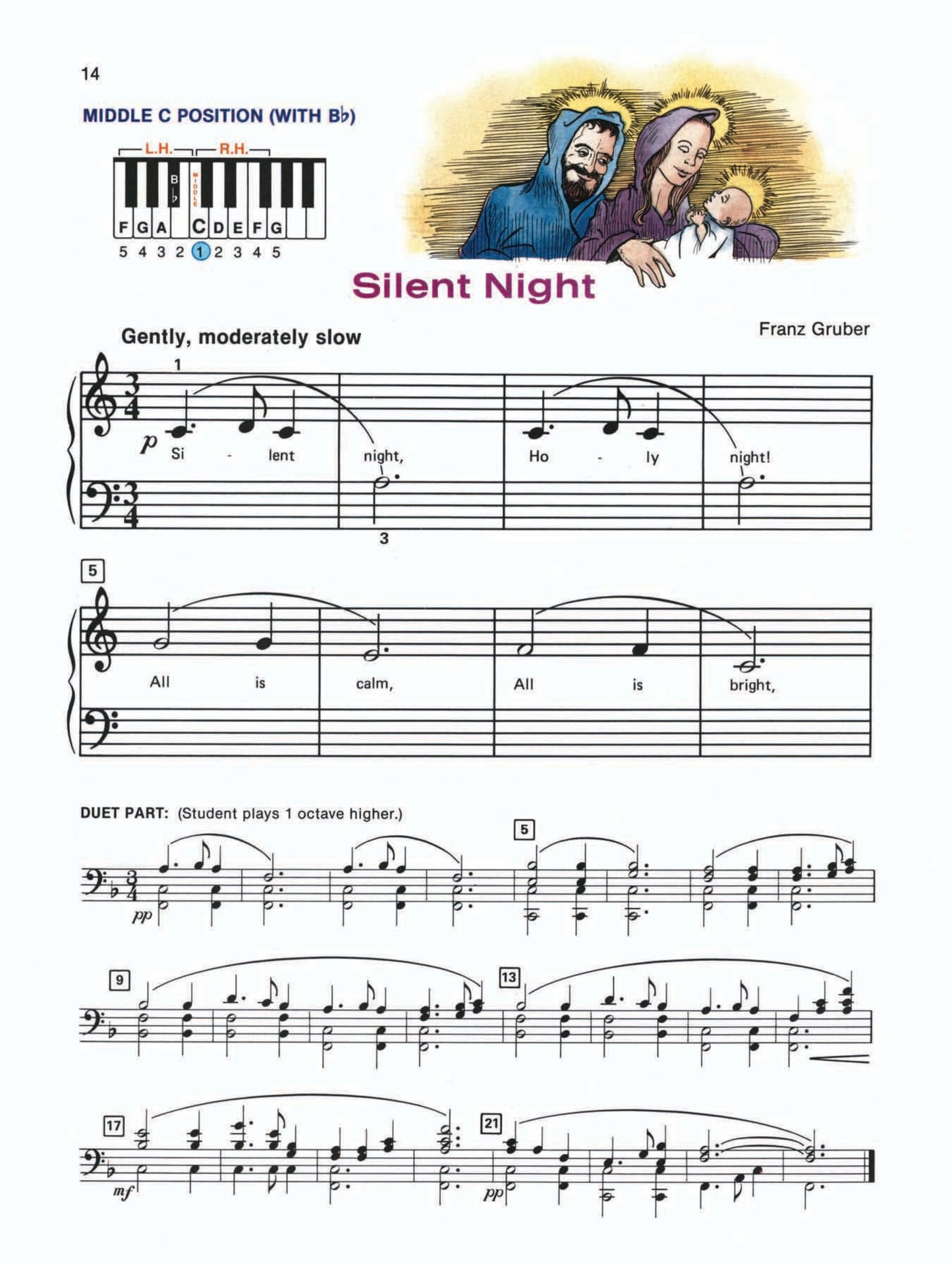 Alfred's Basic Piano Library - Merry Christmas Book Level 1A