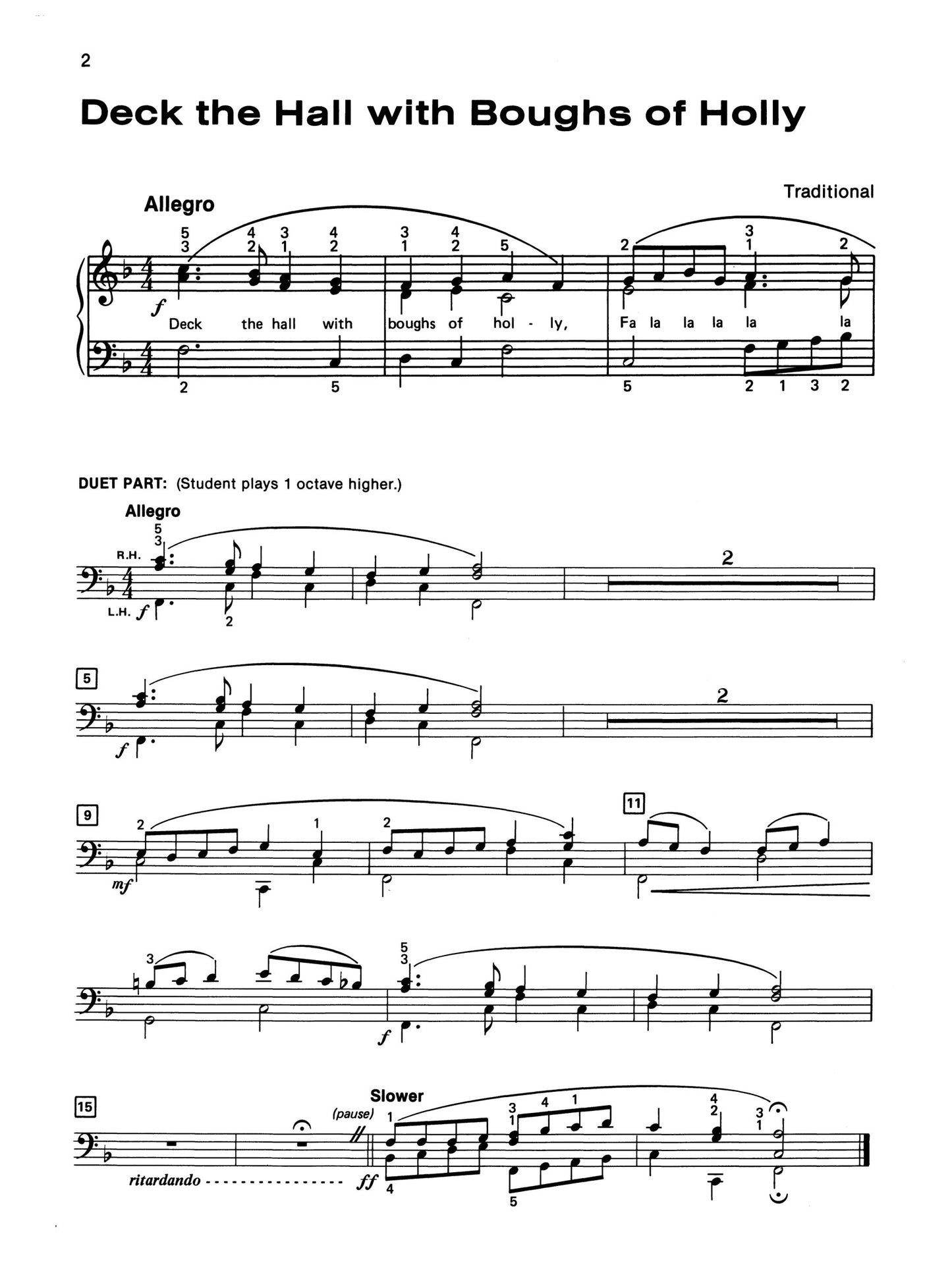 Alfred's Basic Piano Library - Merry Christmas Book Level 4