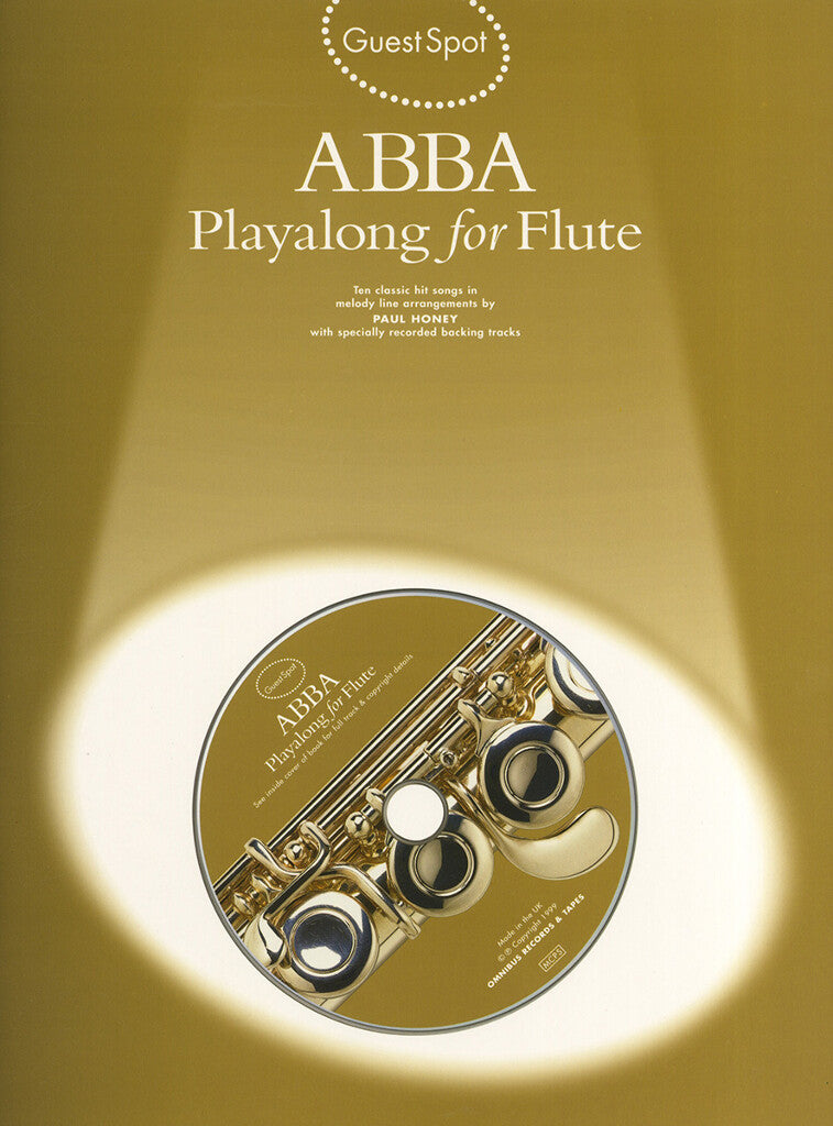 Guest Spot - Abba Play Along For Flute Book/Cd